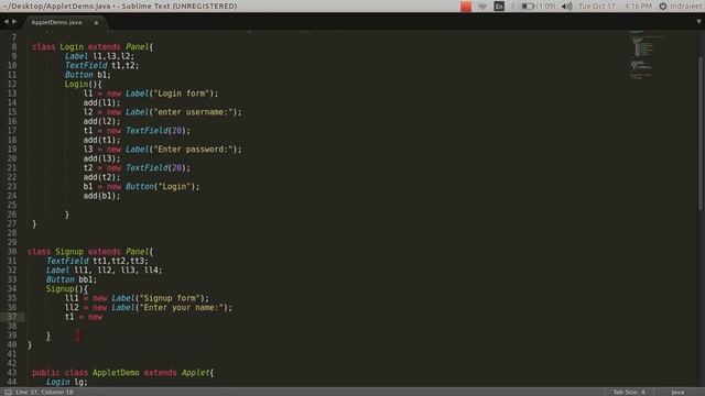 31.AWT: Panels: Using Panels in Applets | JAVA | Hindi | Tech-Gram | смотреть онлайн