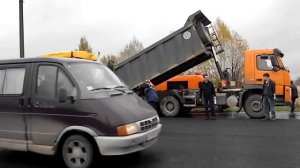 Асфальтоукладчик АСФ-Г-4-03_испытания
