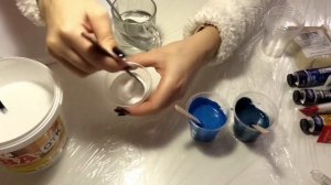 МОРЕ В ТЕХНИКЕ ФЛЮИД АРТ жидким акрилом