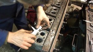 Т - 40. Ремонт головки ЧАСТЬ 4 : выведение рабочей фаски на седле клапана