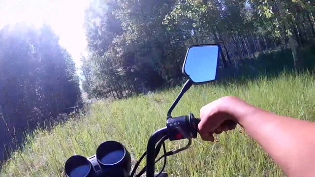 ПОКАТУШКИ на МОПЕДАХ Альфа 110cc  и Yamasaki Cobra 72. ПО ЛЕСУ НА МОПЕДАХ...