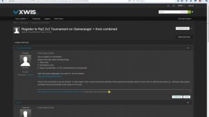 How to register to Ra2 2v2 Tournament on Gameranger + Xwis combined