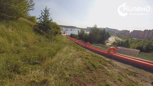 Надувная горка Турбо от "Айленд" смотреть онлайн