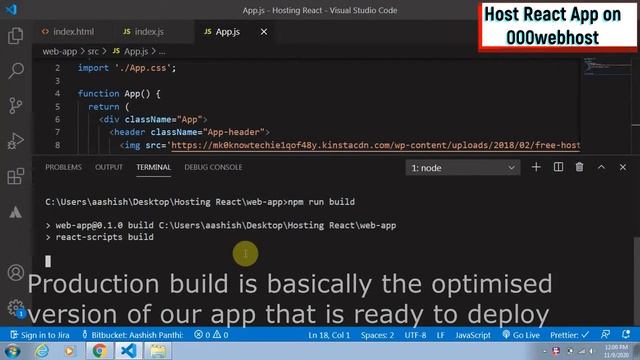 Host react website on 000webhost.com [using Cpanel] смотреть онлайн