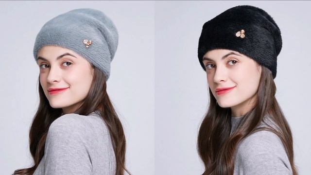 7 Зимние Женские шапки с Алиэкспресс Aliexpress Women's winter hats Головные уборы Зима 2021 смотреть онлайн