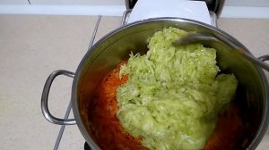 КАБАЧКОВАЯ ИКРА НА ЗИМУ. Ну очень вкусно!!! По гостам СССР. Диетическая, не жаренная!!!