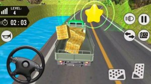 Offroad Cargo Transport Truck Driving Simulator Gameplay-Android:Leng Game