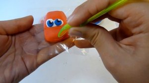 DIY  Lightning McQueen как сделать самому своими руками Молния МакКуин из пластилина