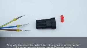 Amp Tyco Superseal waterproof connector assembly guide for wiring boats cars, well anything