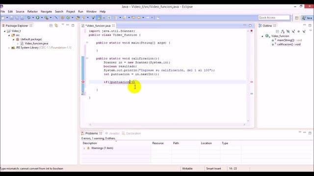 Función con boolean - Java смотреть онлайн