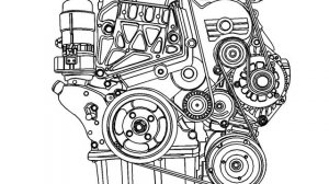 Drive belt Holden Chevrolet captiva 2.0 diesel 2007