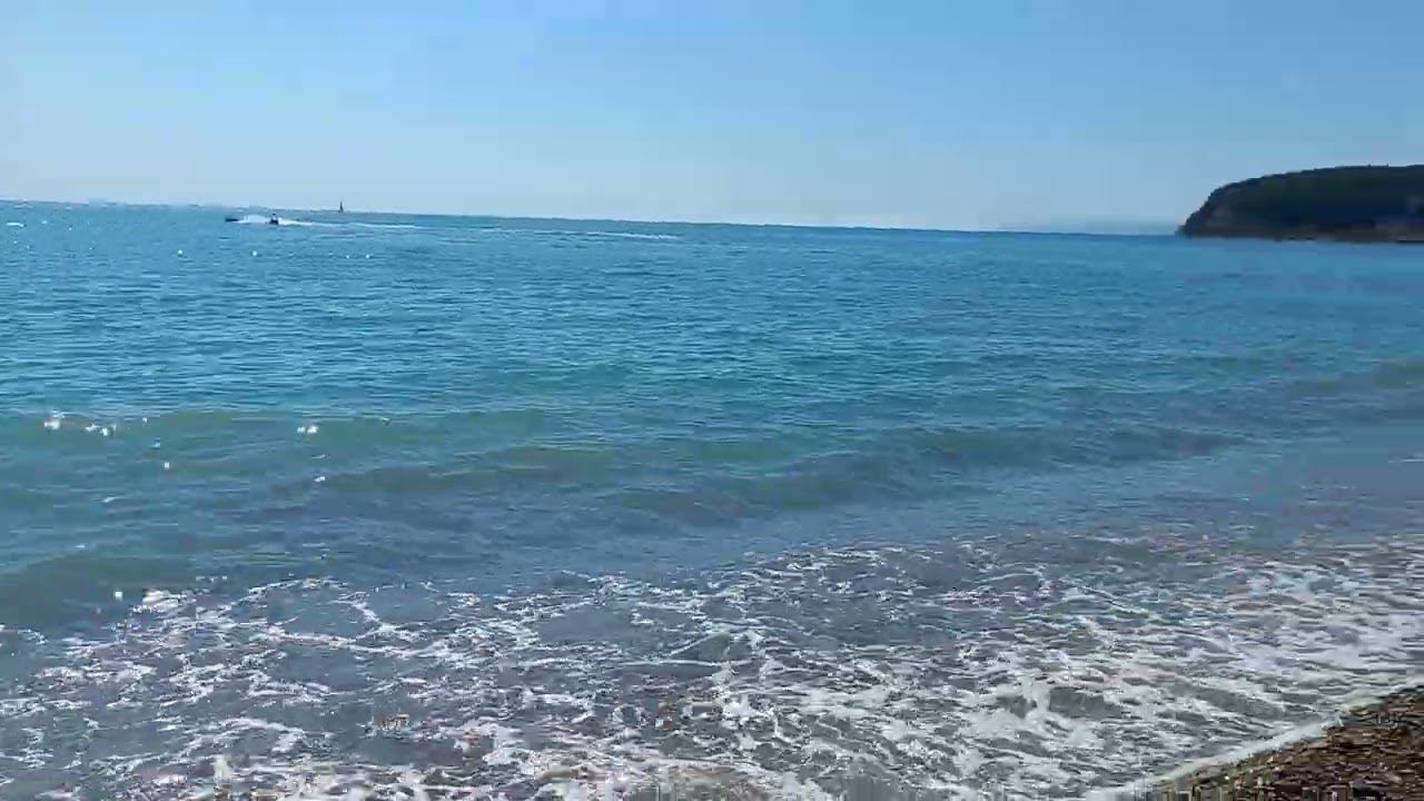 Новомихайловский. Турбаза приморская. Пляж . 28.06.23. смотреть онлайн