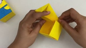 Делаем Миньонов  из бумаги своими руками! ОРИГАМИ, Поделки из бумаги \\ Origami Craft