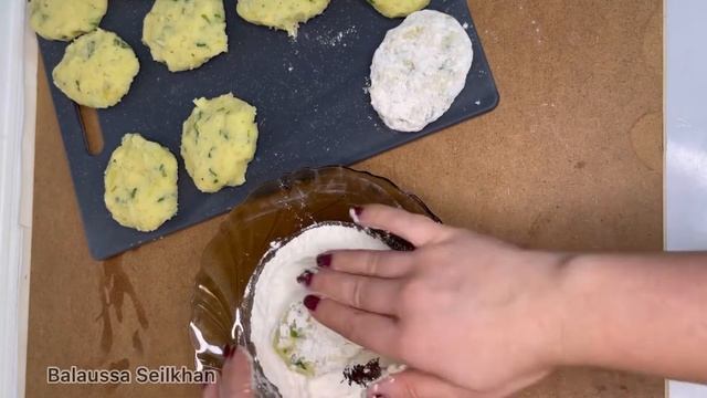 Ленивые пирожки с картошкой и зеленью// КАЗАКША Рецепт #пирожки #пирожкискартошкой