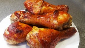 Мой коронный рецепт! Сочные куриные ножки # голени с хрустящей корочкой в духовке.mp4
