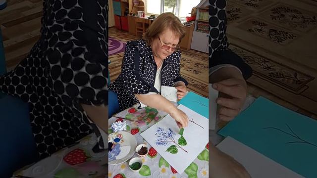 Рисование веточки сирени смотреть онлайн