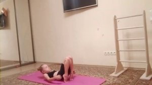 тренировка по художественной гимнастике дома #гимнастика #тренировка