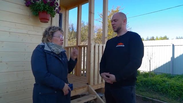 Каркасный дом 6 на 6. Строительство дома на участке смотреть онлайн