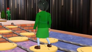 Squid Game (오징어 게임) - Scary Teacher 3D Miss T vs 4 Neighbors Challenge with Ferris swing game