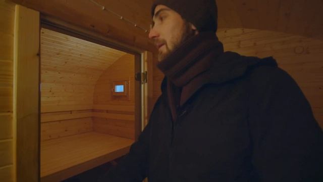 Квадро-овальная баня 4х6 метра от Bochky с кирпичной печью Grill'D Retro на 6-8 человек