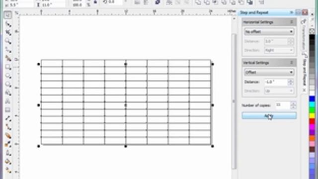Step and Repeat Command in CorelDraw смотреть онлайн