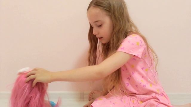 прическа для куклы