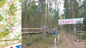 Спортивное ориентирование (headcam orienteering) - Майская шматдзёнка, Беларусь, middle - 30.04.22