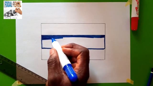 Learn how to draw national flag of Russia. смотреть онлайн