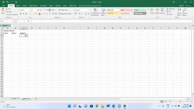 Grade 9/10 ICT - Excel - Part - 01 (Sinhala)