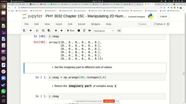 UNZA PHY 3032 Chapter 15C Manipulating 2D Numpy Arrays 23 May 2021 смотреть онлайн