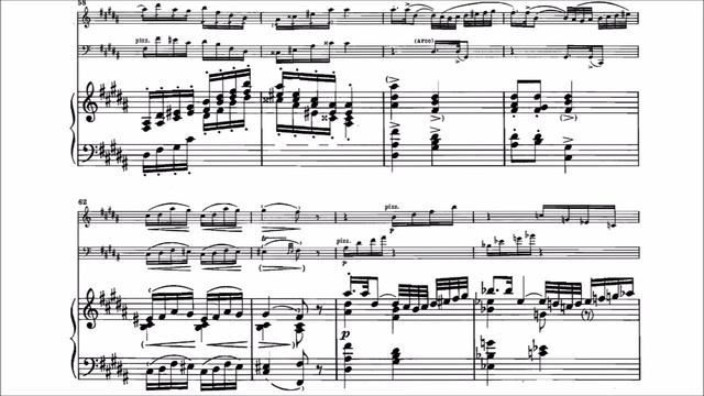 Claude Debussy - Piano Trio in G Major [With score] смотреть онлайн