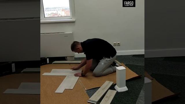 Укладка ламината Fargo "Венгерской елкой" смотреть онлайн