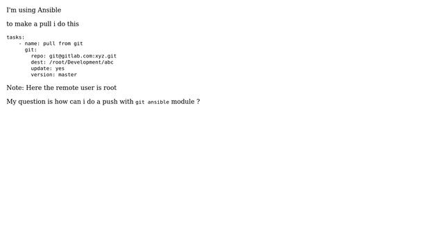 DevOps & SysAdmins: How to do a git push using ansible? смотреть онлайн