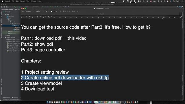 android studio pdf viewer | android native pdf viewer | android pdf renderer example part 1 смотреть онлайн