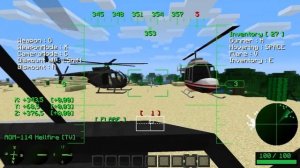 Вертолеты в Minecraft!Обзор мода Minecraft "MC Helicopter"