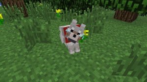 Собака Писала майнкрафт (minecraft)