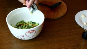 Теплый салат с говядиной и овощами! ПП рецепты! Салат из мяса с огурцами в соевом соусе!