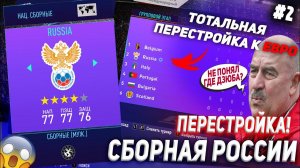 ПЕРЕСТРОЙКА | СБОРНАЯ РОССИИ | FIFA 21 | КАРЬЕРА ТРЕНЕРА | ЧАСТЬ 2