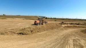 Один день на грейдере ГС 14.02. Russian Road Scraper GS 14.02
