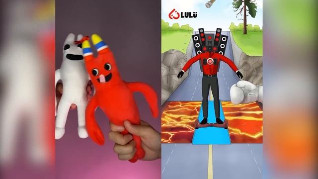 NEW React Garten of Banban to FUNNY TikTok Videos about TV Women & Skibidi Toilet | 1st Plush смотреть онлайн