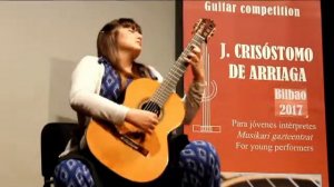 Rebeca Oliveira. Platero y yo. Platero (E. Sáinz de la Maza) Arriaga Competition 2017