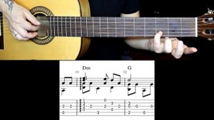 Чёрный ворон | Fingerstyle На гитаре | Ноты Табы Разбор