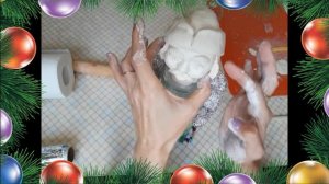 ЧАСТЬ 1. Как сделать ДЕДА МОРОЗА своими руками - "ЛЕПКА". Пошаговое выполнение.