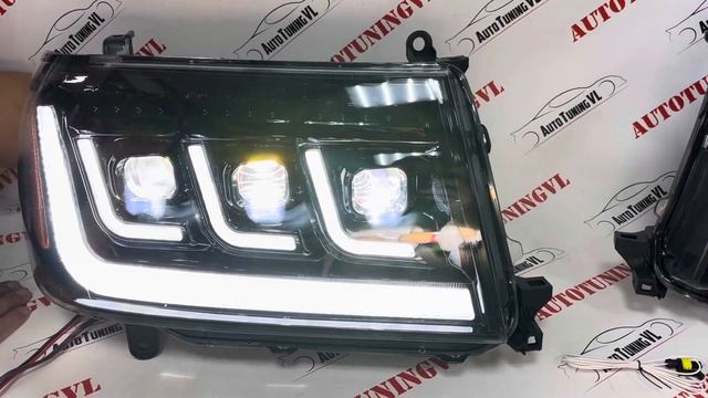 ФАРЫ НА TOYOTA LAND CRUISER 100 ( 05-07 г) в стиле LC300 смотреть онлайн
