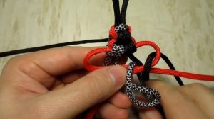 Темляк из паракорда Слэш / How to make a Slant-Wrapped Endless Falls  Paracord Lanyard