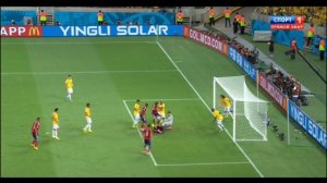 ЧМ 2014. 1/4 финала. Бразилия - Колумбия 1-0. Незасчитанный гол Йепеса.