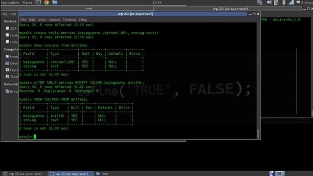 MySQL ALTER TABLE (webprogramozás 20. rész) смотреть онлайн