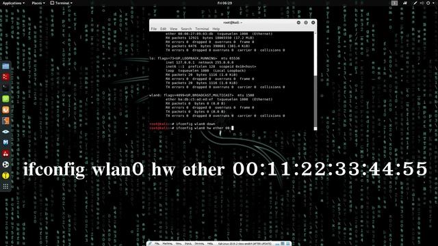How To Change MAC Address On Kali Linux | snoop on a network without being detected or identified