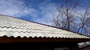 ДЕШЕВАЯ НО КРАСИВАЯ КРОВЛЯ ИЗ ШИФЕРА ИМИТАЦИЯ ЧЕРЕПИЦЫ