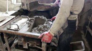 Производство песко-бетонных блоков